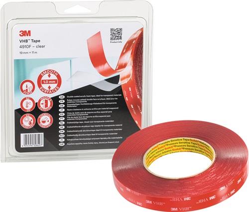 3M Montageband VHB Tape 4910F transp.L.11m B.19mm Rl.3M