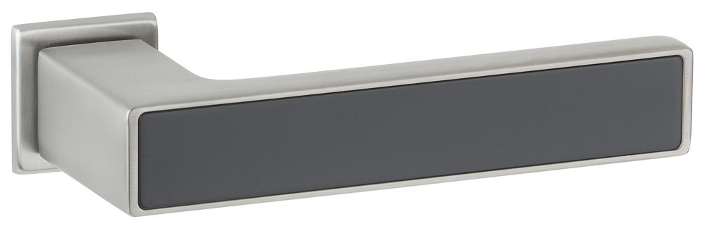 HERMAT Drückergarnitur ohne Schlüsselrosette TEMPTATION 1682.MAG/2401.K, Materialkombination