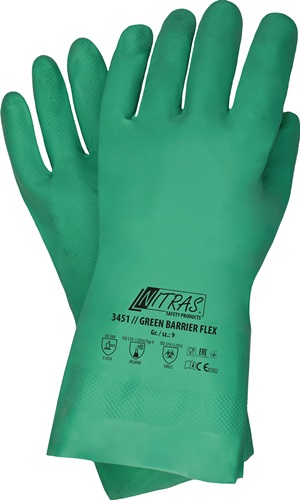 Chemikalienschutzhandschuhe Green Barrier Flex NITRAS