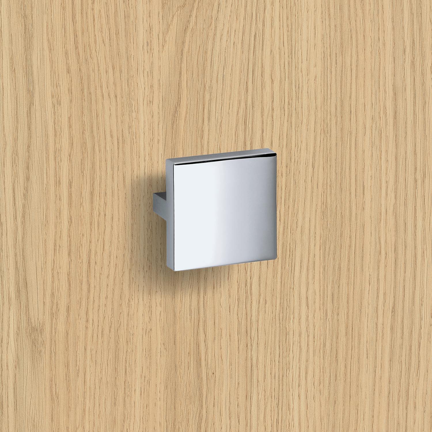HETTICH Griff Messana, •–• 32, L 42 mm, B 42 mm, H 25 mm, Verchromt glanz, 115157 HETTICH Griff Messana, •–• 32, L 42 mm, B 42 mm, H 25 mm, Verchromt glanz, 115157
