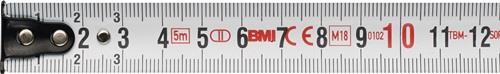 BMI Taschenrollbandmaß chrom L.3m B.16mm mm/mm EG II Ku.Automatic BMI
