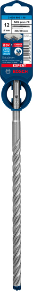 BOSCH EXPERT SDS plus-7X Hammerbohrer, 12 x 200 x 265 mm. Für Bohrhämmer