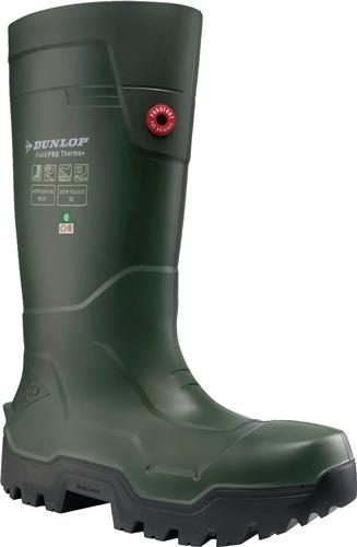 DUNLOP Sicherheitswinterstiefel Fieldpro Thermo+ Gr.45 grün S5L CI CR SR FO LG EN20345