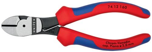 KNIPEX Kraftseitenschneider L.160mm pol.Form 1 Mehrkomp.-Hülle KNIPEX