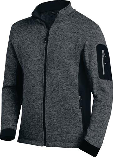 FHB Strick-Fleecejacke CHRISTOPH Gr.XXL anthrazit/schwarz FHB