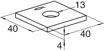 FISCHER Verbindungsplatten FFF 1 gvz