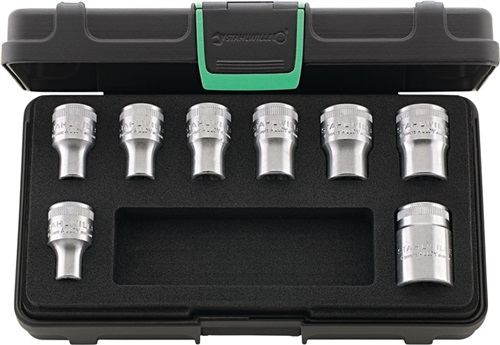 STAHLWILLE Steckschlüsselsatz 50TX/8 8-tlg.1/2 Zoll f.Außen-TORX®-Schrauben STAHLWILLE STAHLWILLE Steckschlüsselsatz 50TX/8 8-tlg.1/2 Zoll f.Außen-TORX®-Schrauben STAHLWILLE