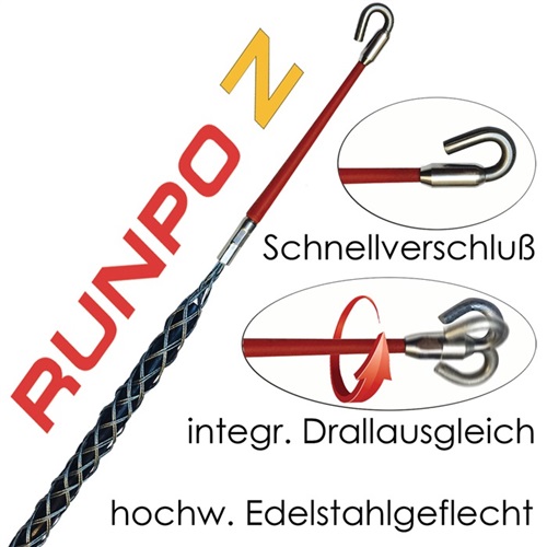 RUNPOTEC Kabeleinziehstrumpf RUNPO Z Kabel-D.6-9mm RUNPOTEC