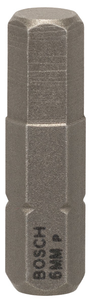 BOSCH Schrauberbit Extra-Hart HEX 6, 25 mm, 3er-Pack