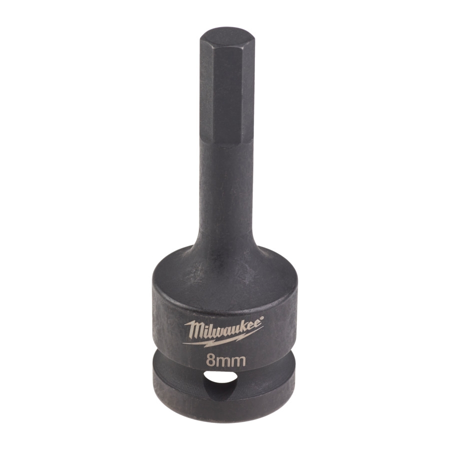 MILWAUKEE Hex 8 / 67 mm SHOCKWAVE Kraft-Biteinsatz 1/2"