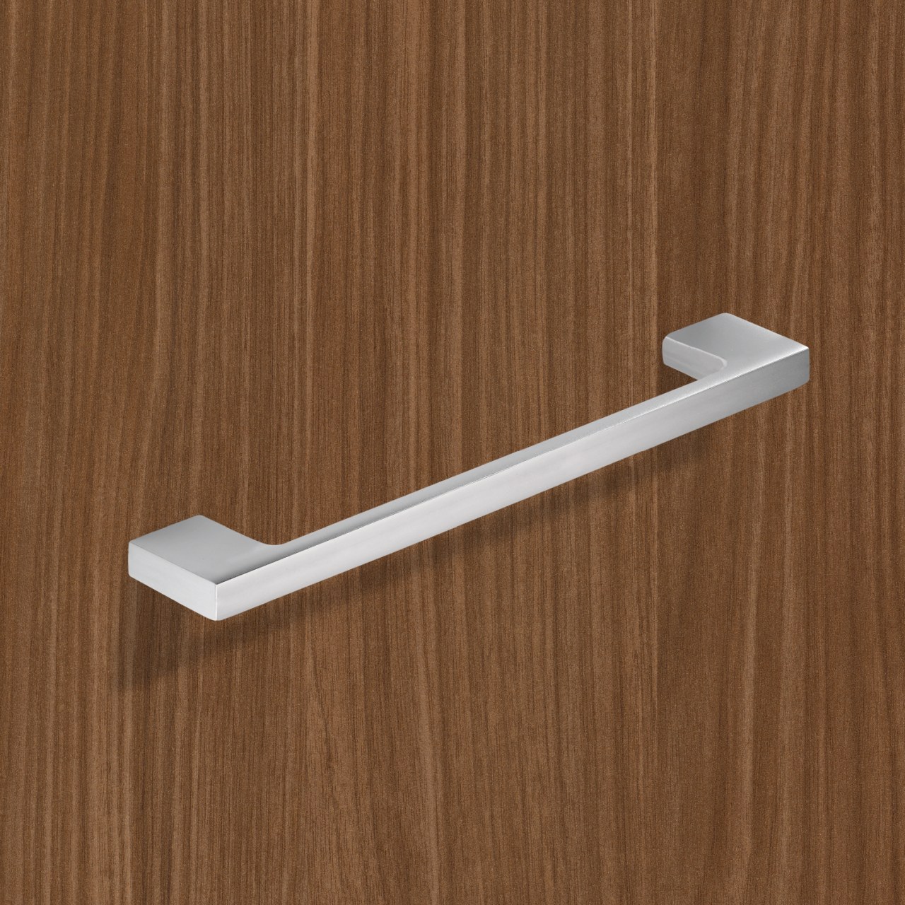 HETTICH Griff Belluno, •–• 160 / 192 mm, L 200 mm, B 9 mm, H 30 mm, Verchromt matt, 43502 HETTICH Griff Belluno, •–• 160 / 192 mm, L 200 mm, B 9 mm, H 30 mm, Verchromt matt, 43502
