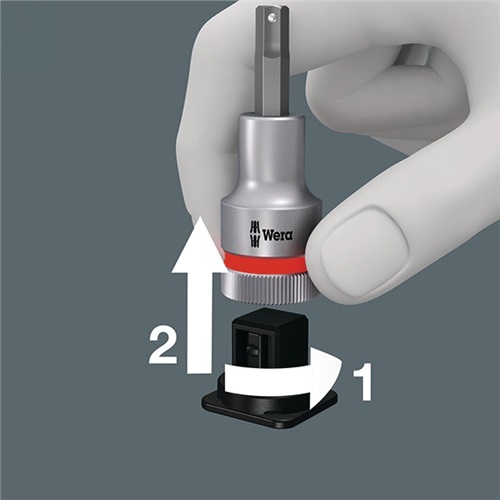 WERA Steckschlüsselsatz Belt 3 9-tlg.1/4 Zoll T8-T40 f.Innen-Torx-Schrauben WERA