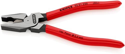 KNIPEX Kraftkombizange L.200mm pol.Ku.-Überzug KNIPEX