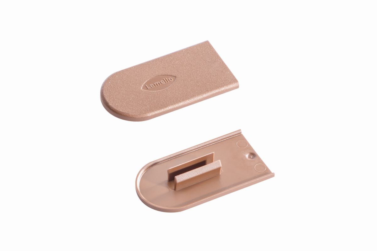 LAMELLO Cabineo Abdeckkappe, 100 Stück, RAL 1011 braunbeige, 186350B