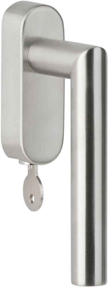HERMAT Fenstergriff abschließbar BASIC 02 1802/DKSI, Edelstahl