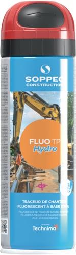 SOPPEC Baustellenmarkierspray Fluo TP Hydro neonrot 500ml Spraydose SOPPEC