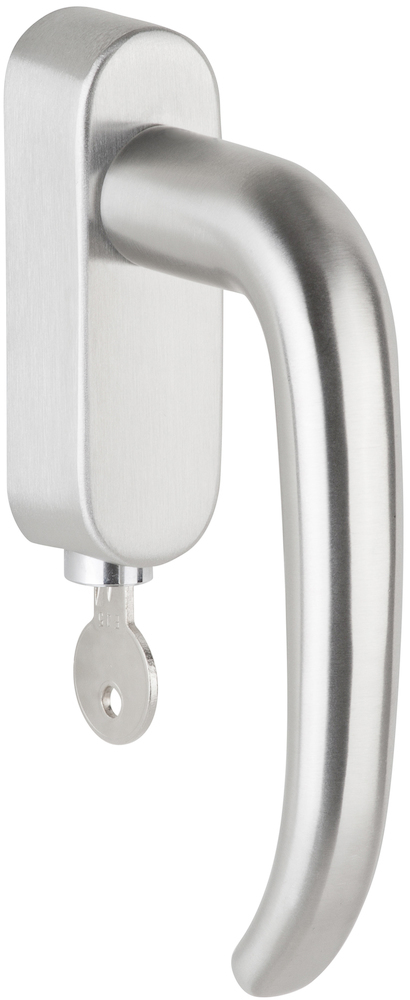 HERMAT Fenstergriff abschließbar BASIC 06 1806/DKSI, Edelstahl
