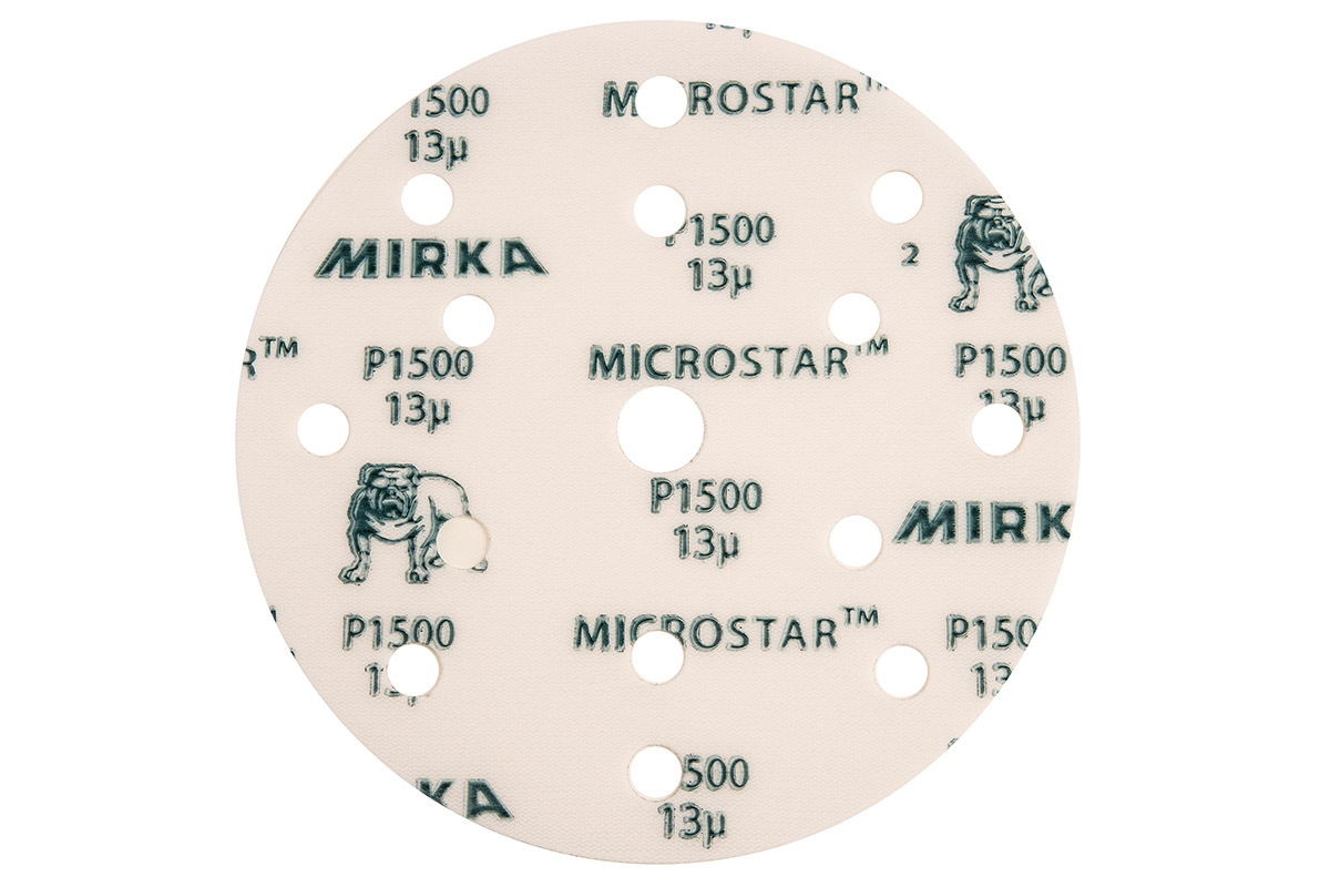 MIRKA MICROSTAR 150mm Grip 15L P2500, 50/Pack