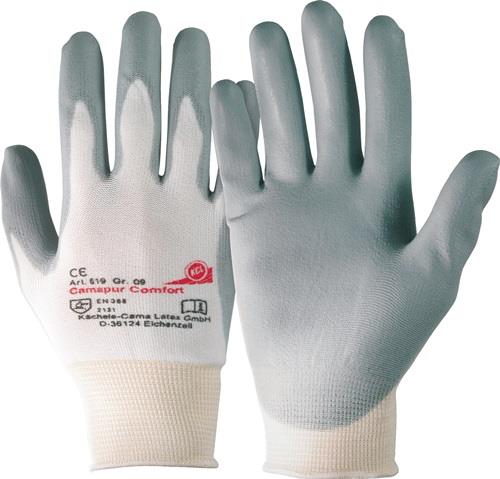 HONEYWELL Handschuhe Camapur Comfort 619 Gr.11 weiß/grau Polyamid mitPUR EN 388 Kat.II