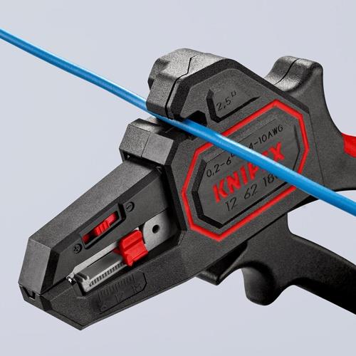 KNIPEX Automatikabisolierzange L.180mm 0,2-6 (AWG 24-10) mm² KNIPEX