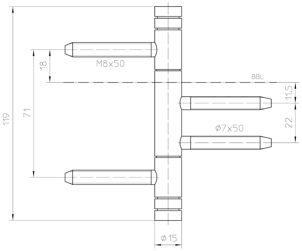 SIMONSWERK Einbohrband VARIANT® V 4426 WF BASIC