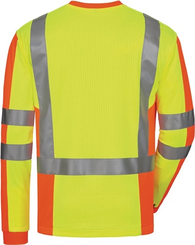 ELYSEE UV-/ Warnschutz-Langarmshirt Drachten Gr.XXL gelb/orange ELYSEE