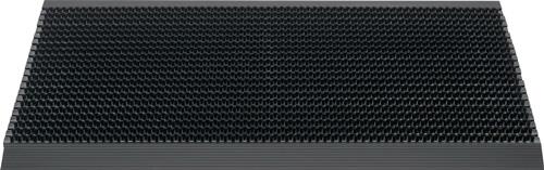 Nordwest Fußmatte Alu-Anlaufkante schwarz/schwarz PP/Alu L500xB800xS22mm