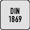 PROMAT Tieflochspiralbohrer DIN 1869 Typ TS D.11,5mm HSS Zyl.schaft Reihe 1 PROMAT