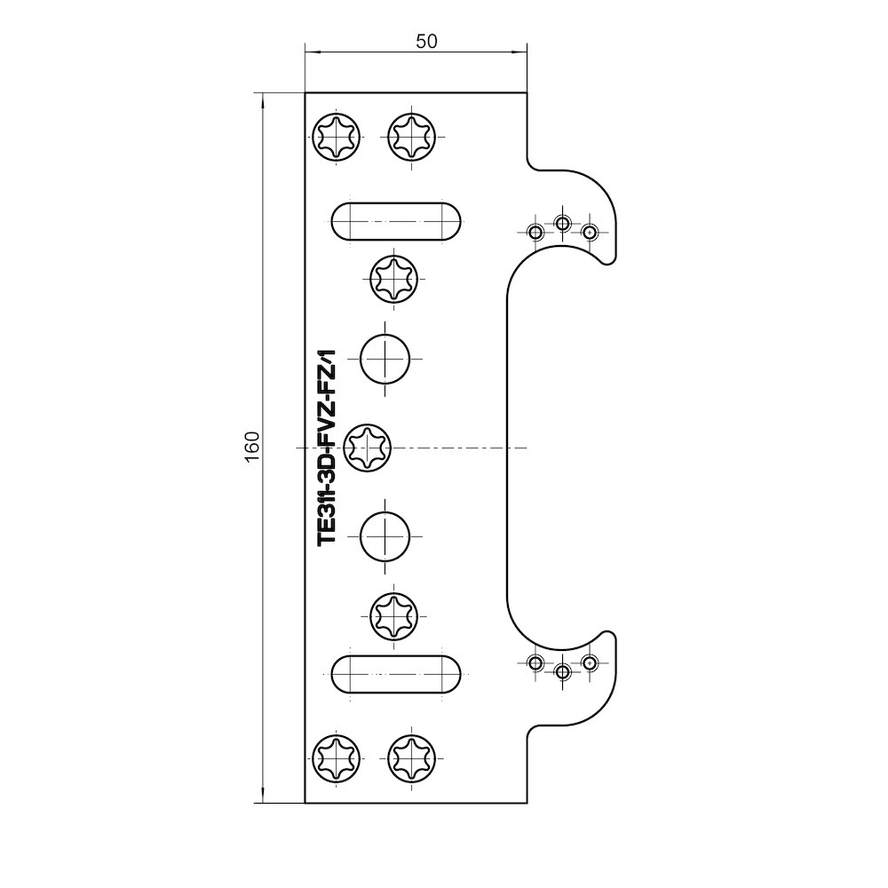 SIMONSWERK Aufnahmeelement TECTUS® TE 311 3D FVZ FZ