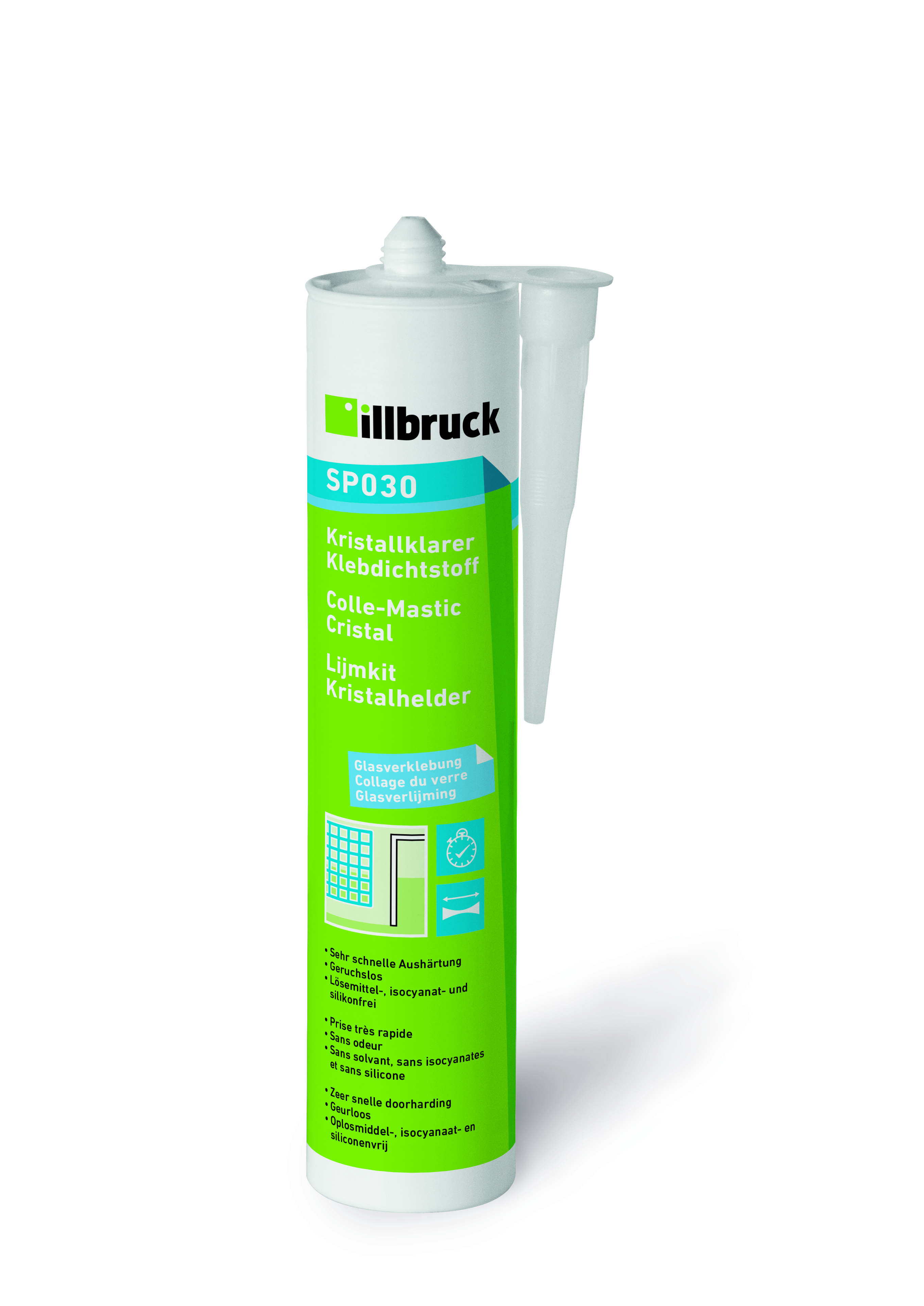 ILLBRUCK SP030 Kristallklarer-Klebedichtstoff
