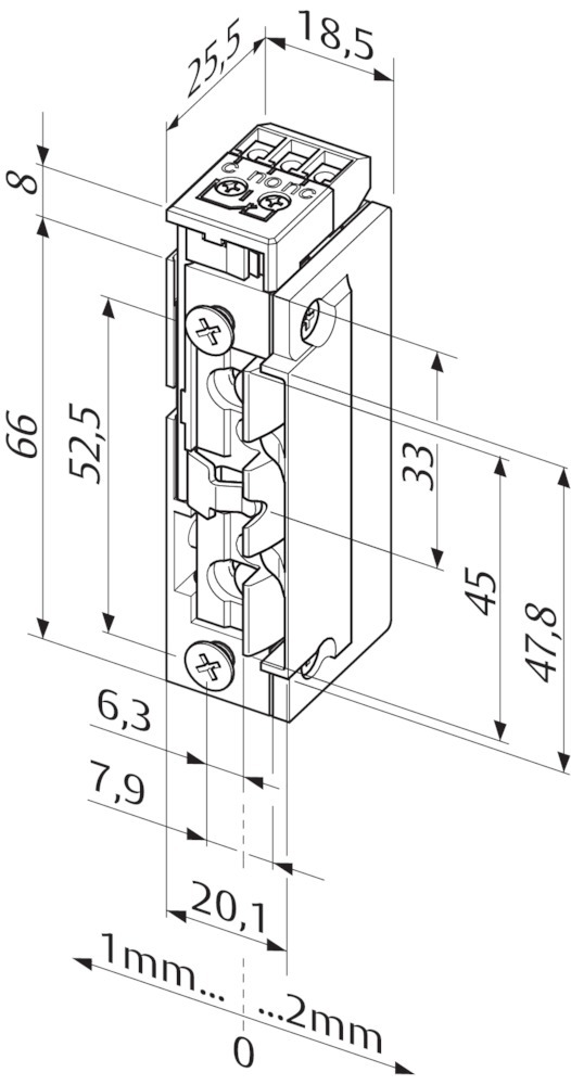 effeff Elektro-Türöffner 118E.23