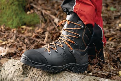 SOLIDUR Forstsicherheitsstiefel KAILASH Gr.46 schw./orange LederS3 HRO CI HI SRC SOLIDUR