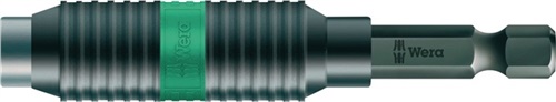 WERA Bithalter Rapidaptor 1/4 Zoll F 6,3 1/4 Zoll C 6,3+E 6,3 SWF L.75mm WERA