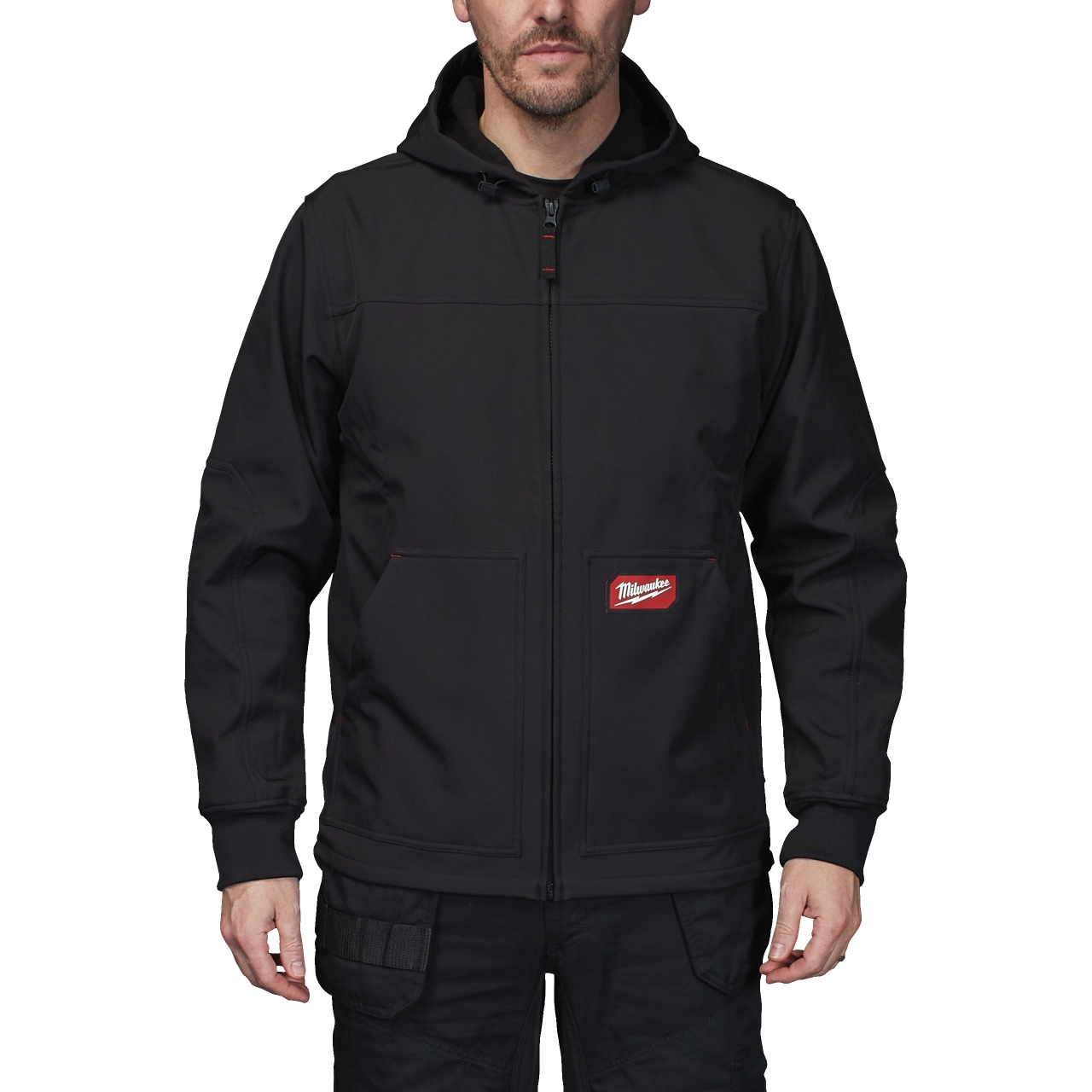 MILWAUKEE FREEFLEX Softshell Kapuzen-Jacke schwarz Größe L