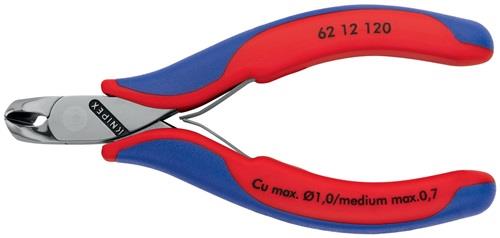 KNIPEX Elektronik-Schrägschneider L.120mm Facette nein pol.KNIPEX