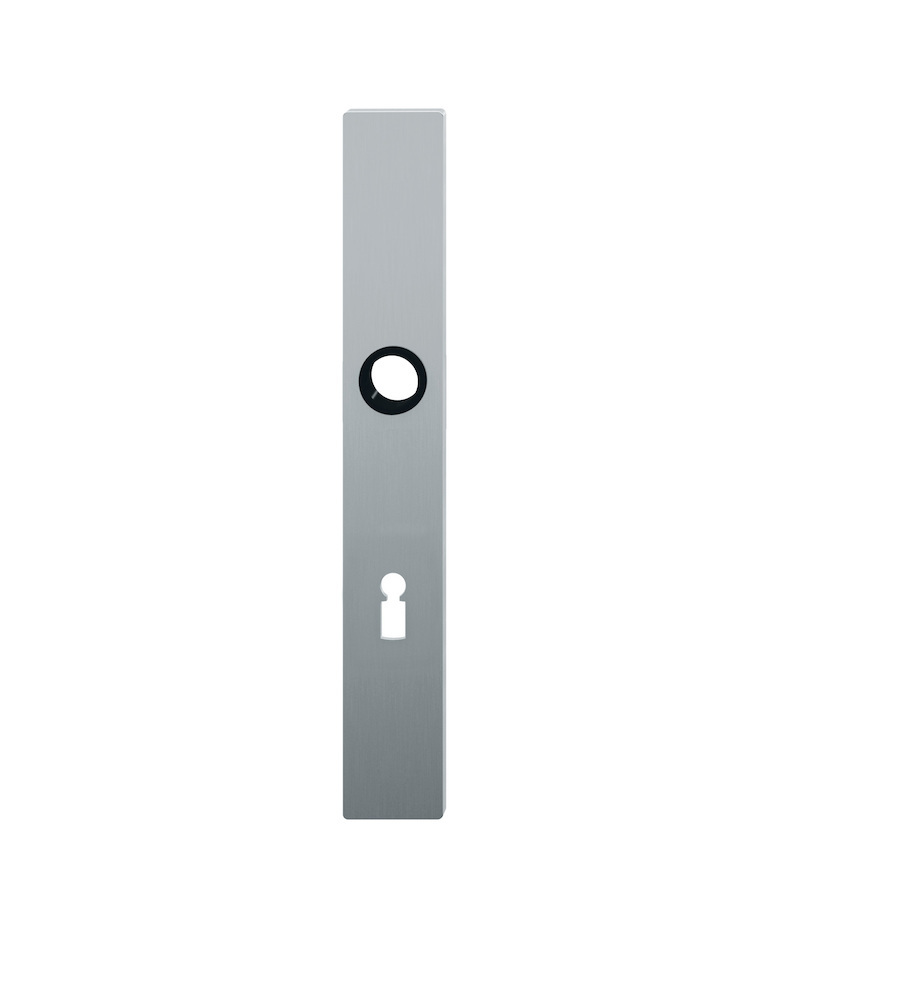 FSB Langschild 14 1458, eckig, verdeckt verschraubt, Edelstahl
