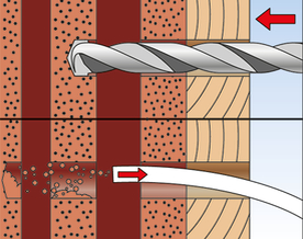 FISCHER Langschaftdübel SXRL mit Senkkopfschraube Langschaftdübel SXRL 10x200 T E