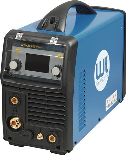 WELDING TEAM MIG/MAG-Schweißanlage WT-MAG 200 mobil o.Zub.25-200 A gasg.WELDING TEAM