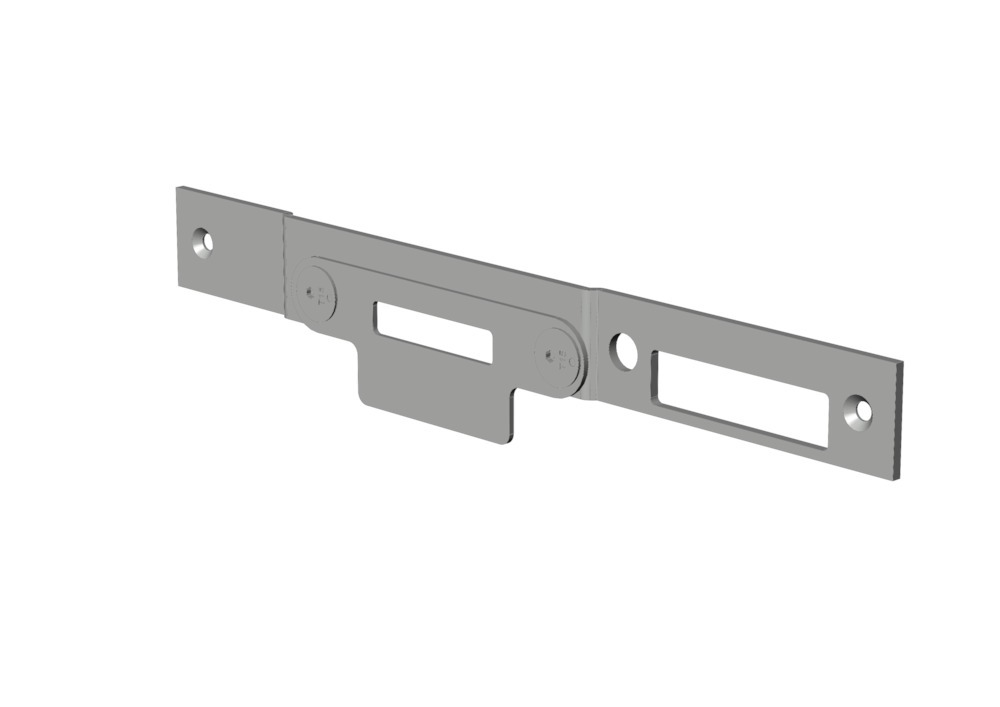 WINKHAUS Lappenschließblech für Türen STV F26-925-1, kantig, Stahl 4988236