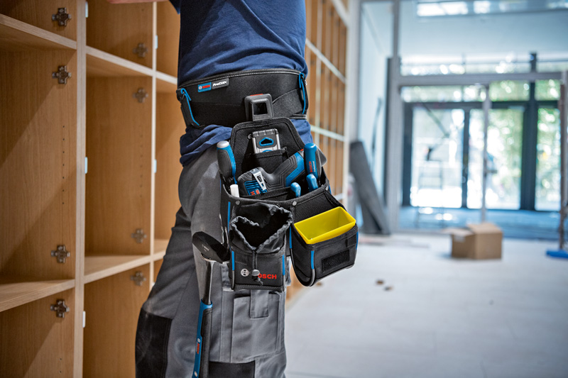 BOSCH Werkzeugtasche Werkzeug-Set: je 1x Gürtel 93, GWT 2, GWT 4, 2 x ProClick Holder