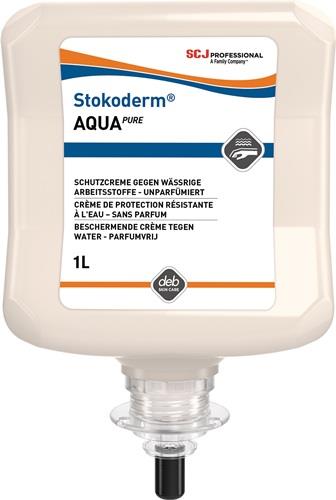STOKO Hautschutzcreme Stokoderm® Aqua PURE 1l unparfümiert weiß Kartusche