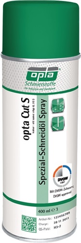 OPTA Spezialschneidöl Cut S DVGW 400 ml DVGW Spraydose OPTA