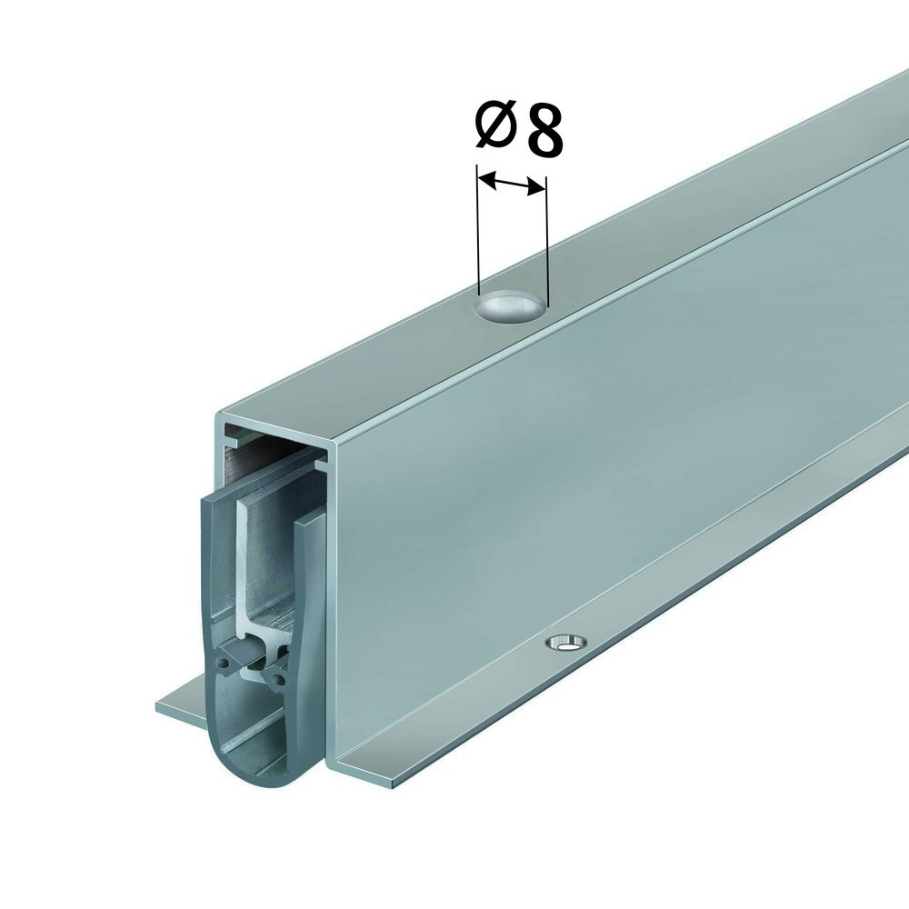 PLANET Türabsenkdichtung FT FH, Silikon 550 mm grau