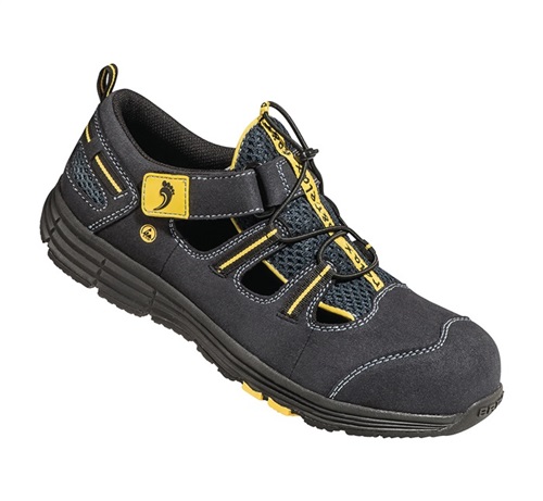BAAK Sicherheitssandale Rene2 Gr.44 blau/gelb Mikrofaser/Mesh S1P SRC ESD EN20345 BAAK Sicherheitssandale Rene2 Gr.44 blau/gelb Mikrofaser/Mesh S1P SRC ESD EN20345
