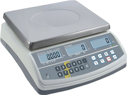 KERN+SOHN Zählwaage Wägebereich 6kg Ziffernschritt 0,1g Wägeplattform-B295xT225mm KERN