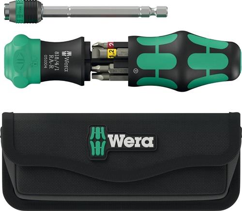 WERA Magazinbithalter Kraftform Kompakt 26 RA-R 6-tlg.m.Tasche WERA