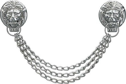 FHB Löwenkopfkette SAMUEL L.ca.32cm silber Messing,vern.FHB