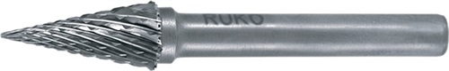 RUKO Frässtift SKM D.6mm Kopf-L.18mm Schaft-D.6mm HM Blank Verz.KVZ 4 RUKO