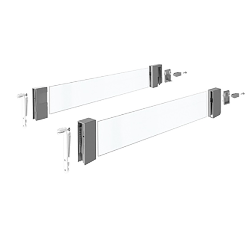 HETTICH DesignSide Glas InnoTech Atira, 420 / 144 mm, dunkelgrau, 9194814