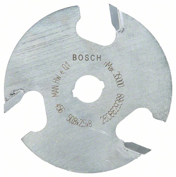 BOSCH Scheibennutfräser, 8 mm, D1 50,8 mm, L 2,5 mm, G 8 mm